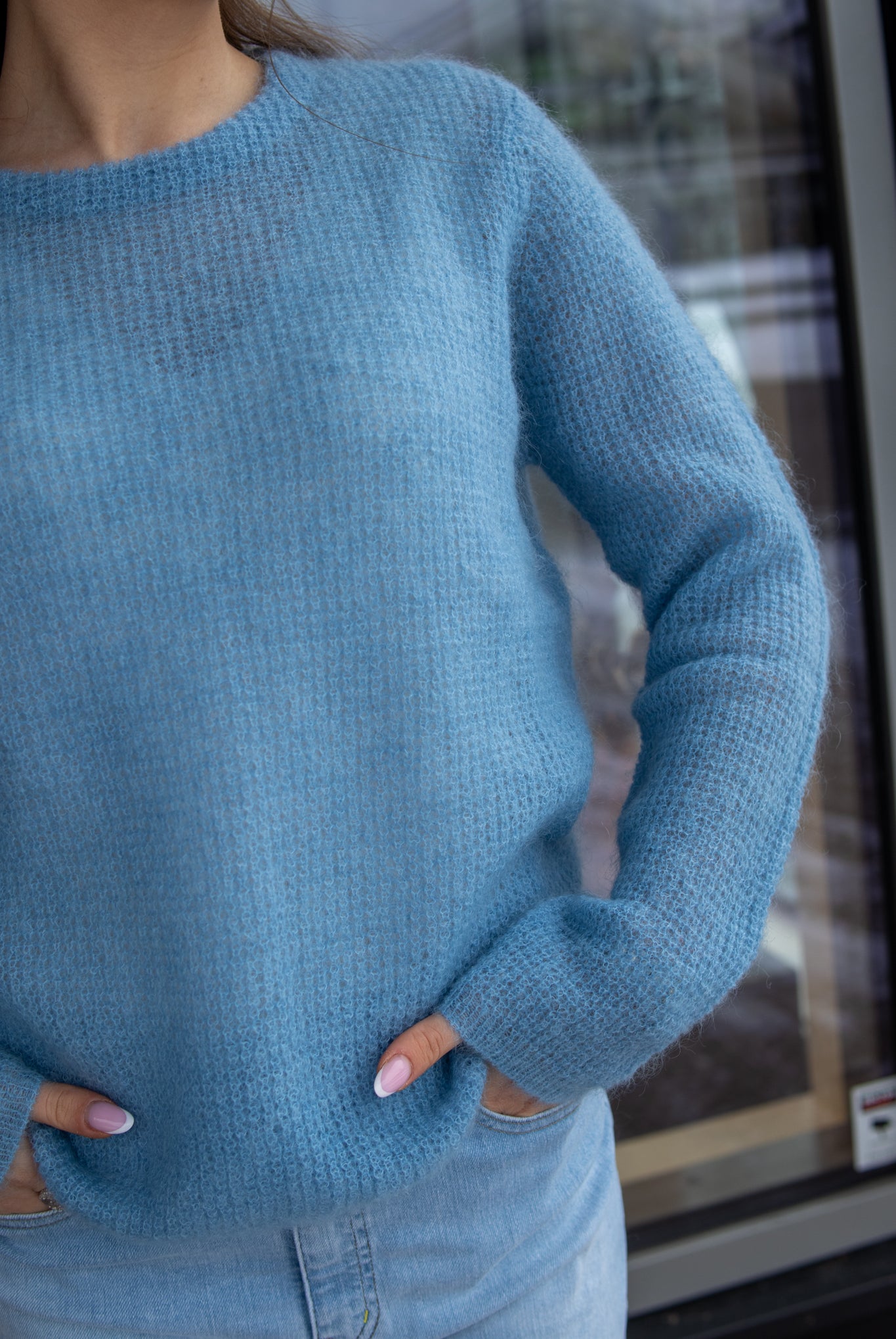 New Maddy - Sky Blue - Genser - Helt Dilla AS