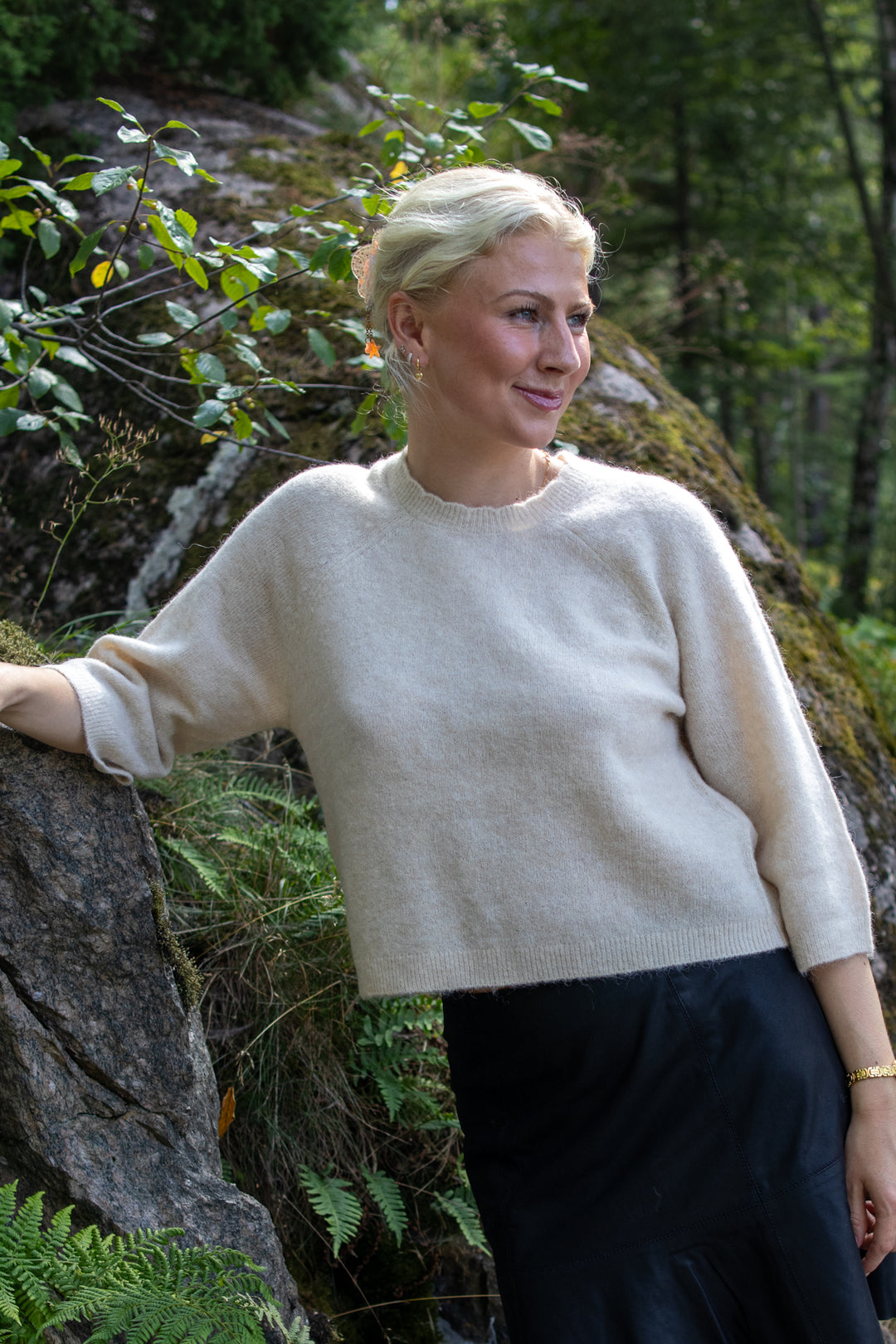Nuriette Selma Pullover - Gray Morn - Genser - Helt Dilla AS