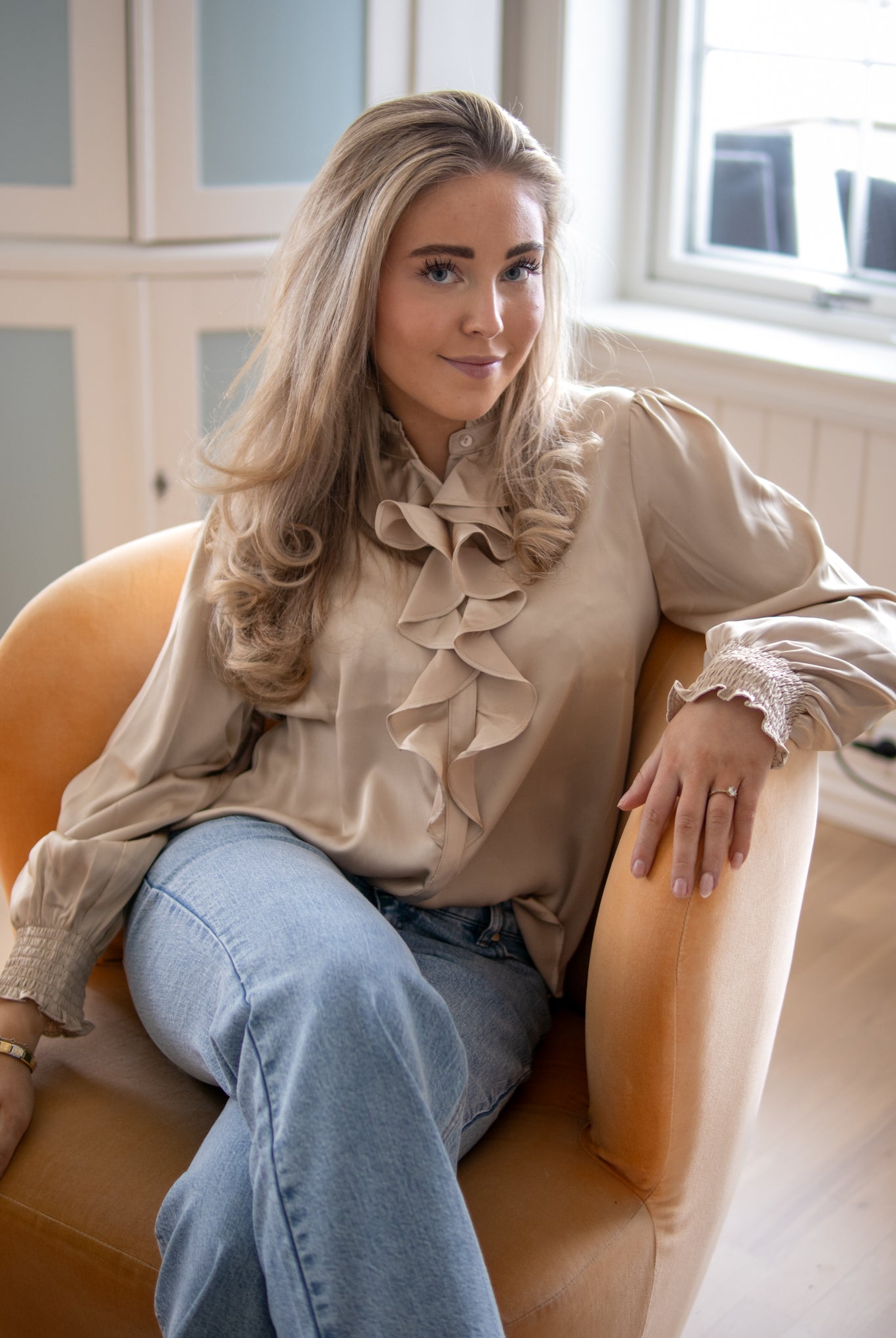 Zamola Blouse - Dark Sand - Bluser - Helt Dilla AS