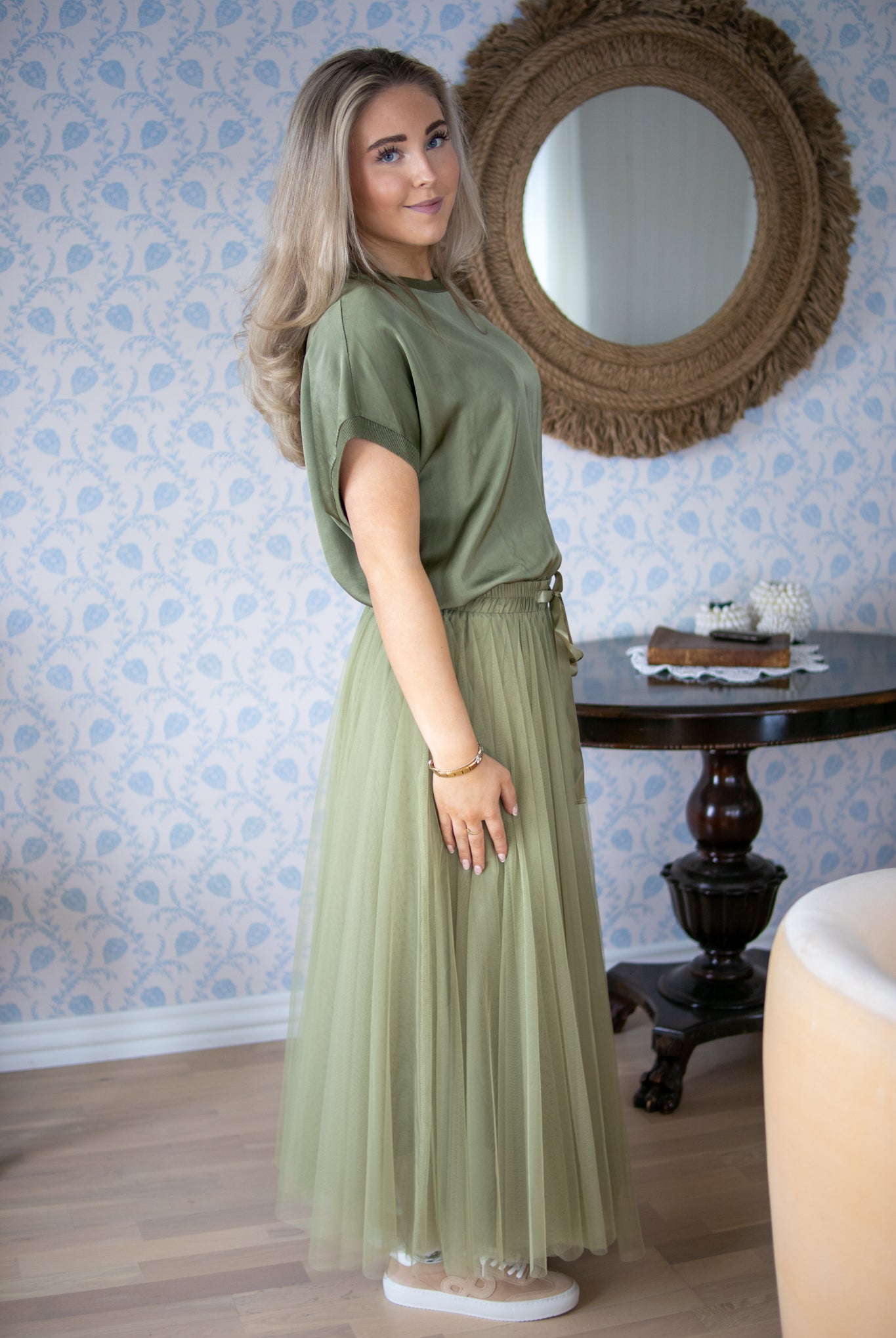 Tyllskjørt - Olive - Skjørt - Helt Dilla AS