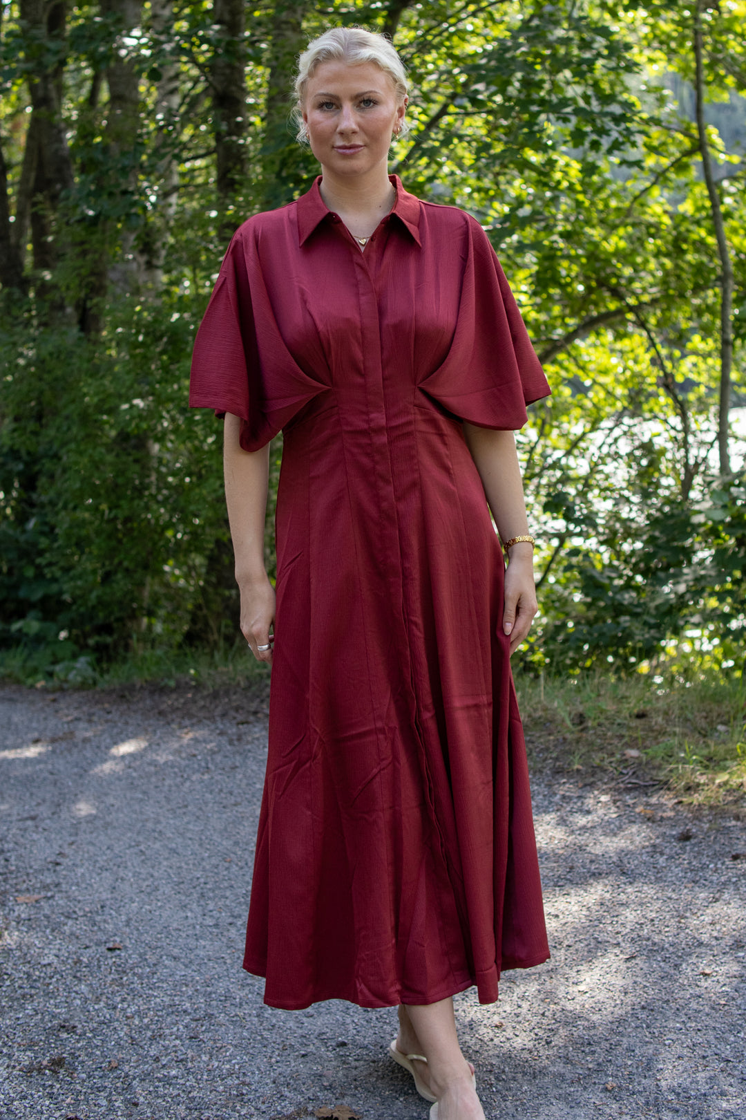 CMVIANNA DRESS - RED - Kjoler - Helt Dilla AS