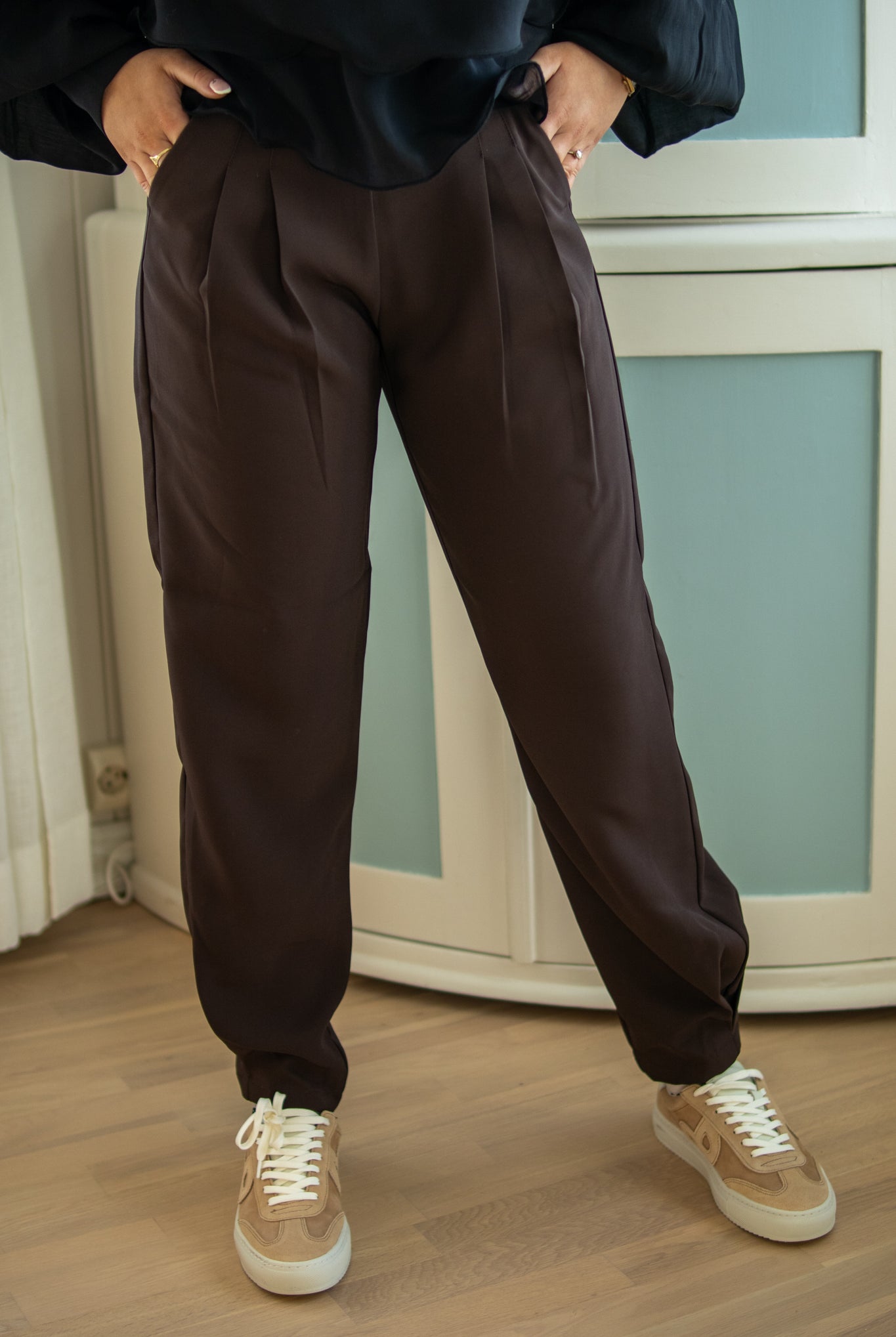 AtalieGO Pants - Chocolate - Bukser - Helt Dilla AS