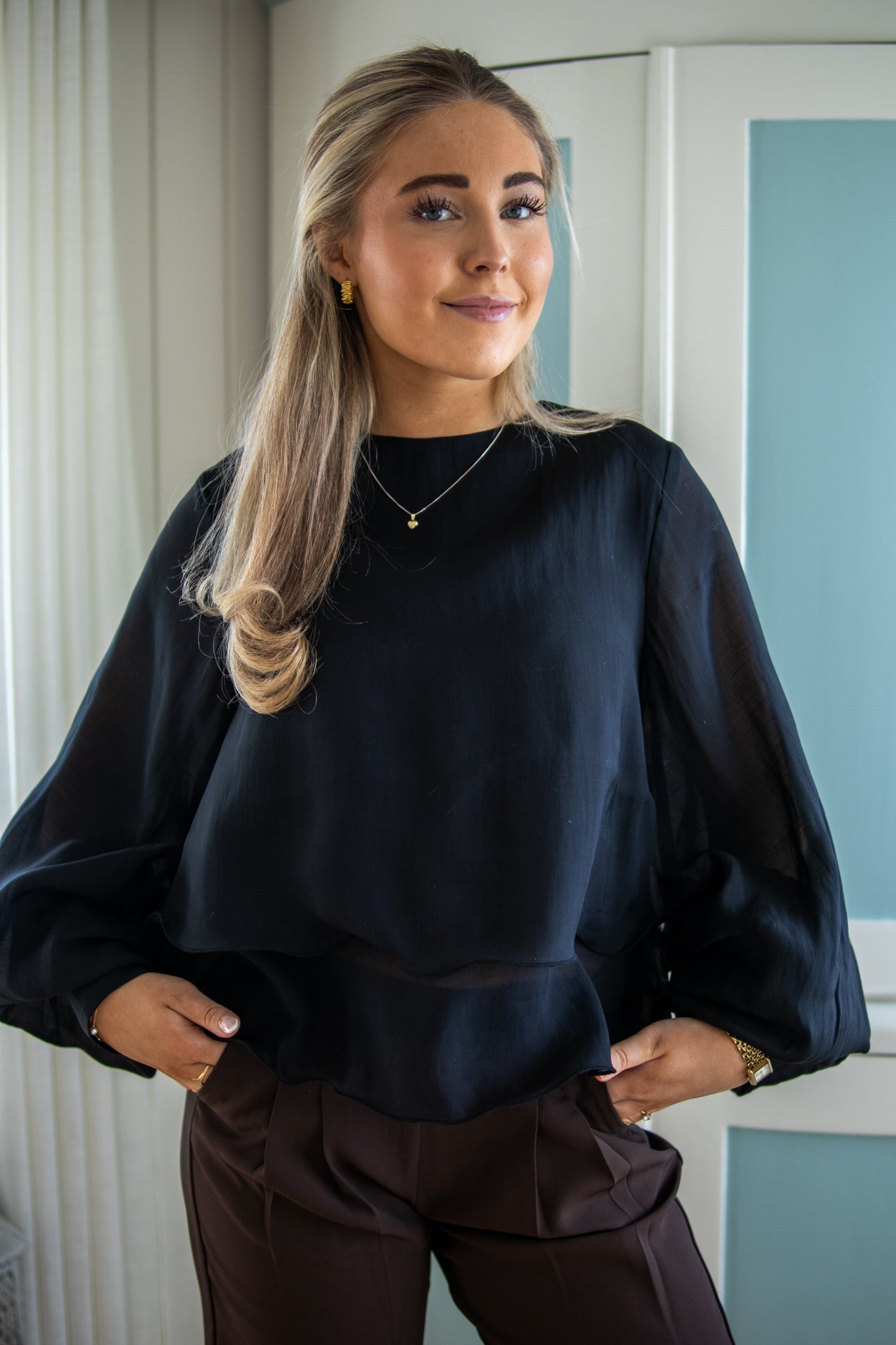 Tilly Blouse - Black - Bluser - Helt Dilla AS
