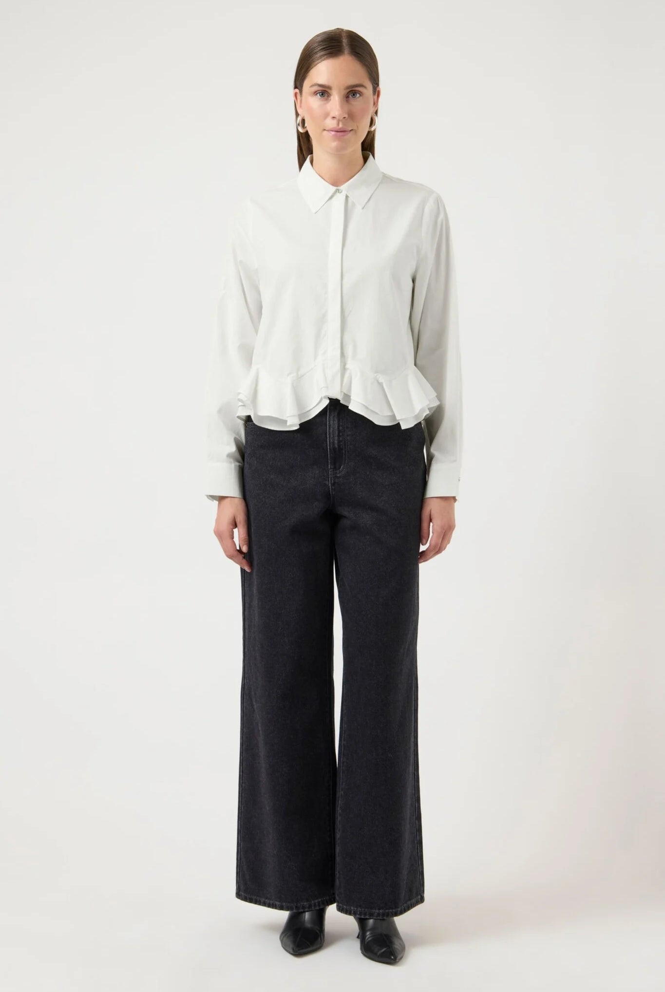 Anera Short Shirt - Star White - Skjorter - Helt Dilla AS