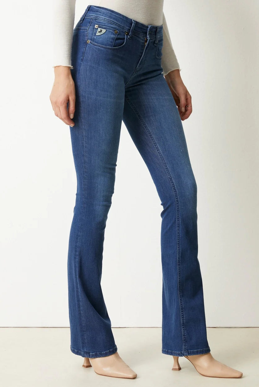 Raval 16 - Leia Teal Stone - Jeans - Helt Dilla AS