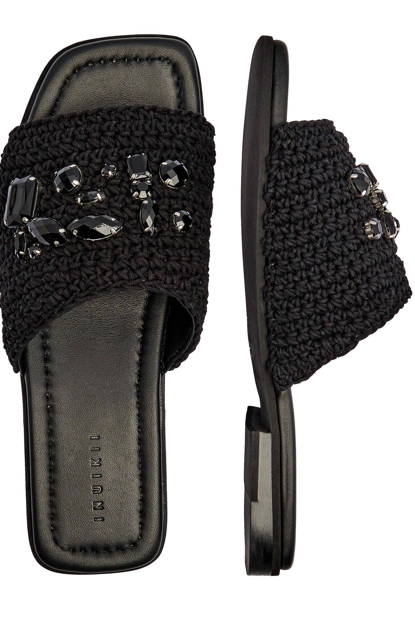 Woven strap stones - black - Sko - Helt Dilla AS