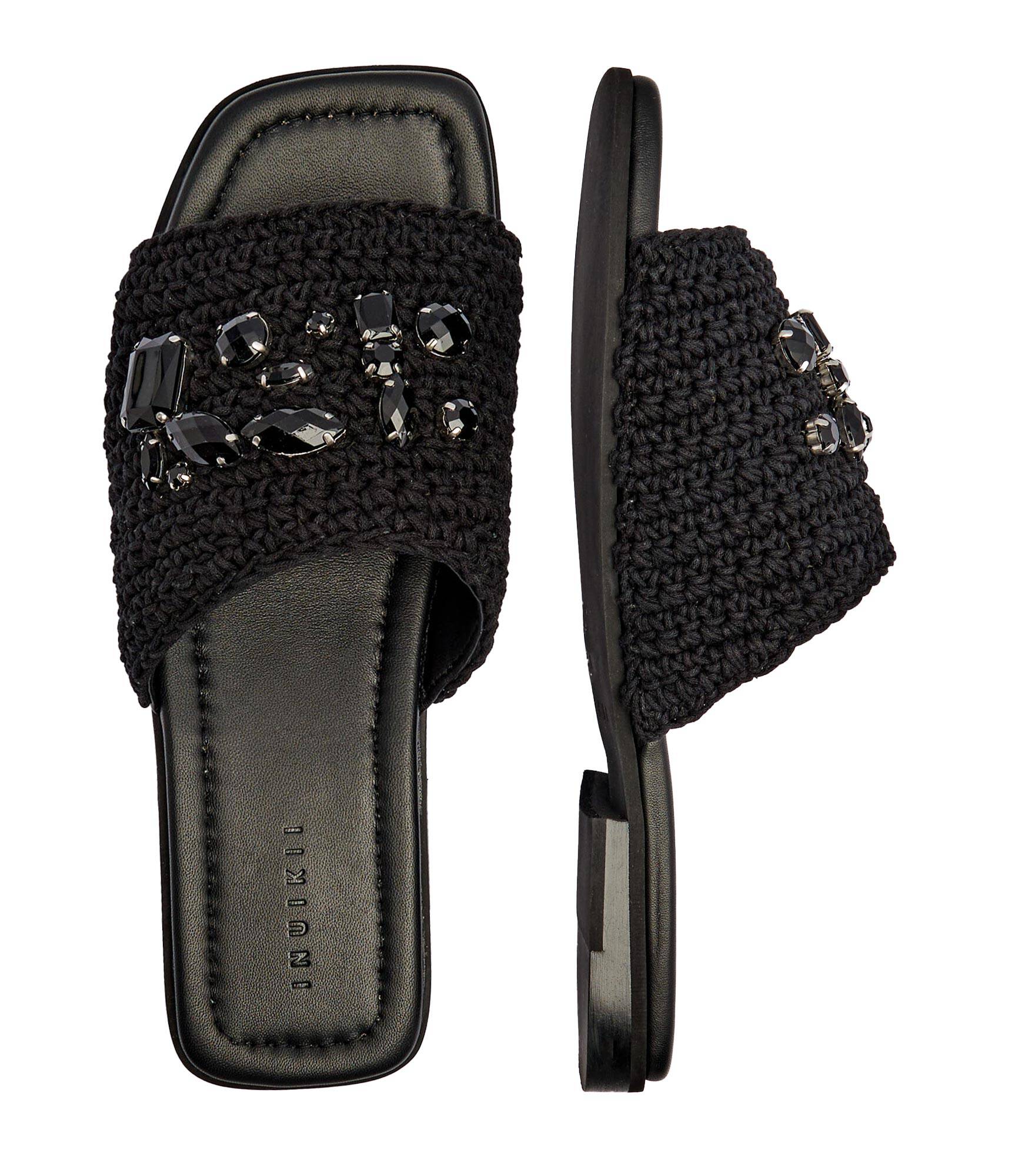 Woven strap stones - black - Sko - Helt Dilla AS