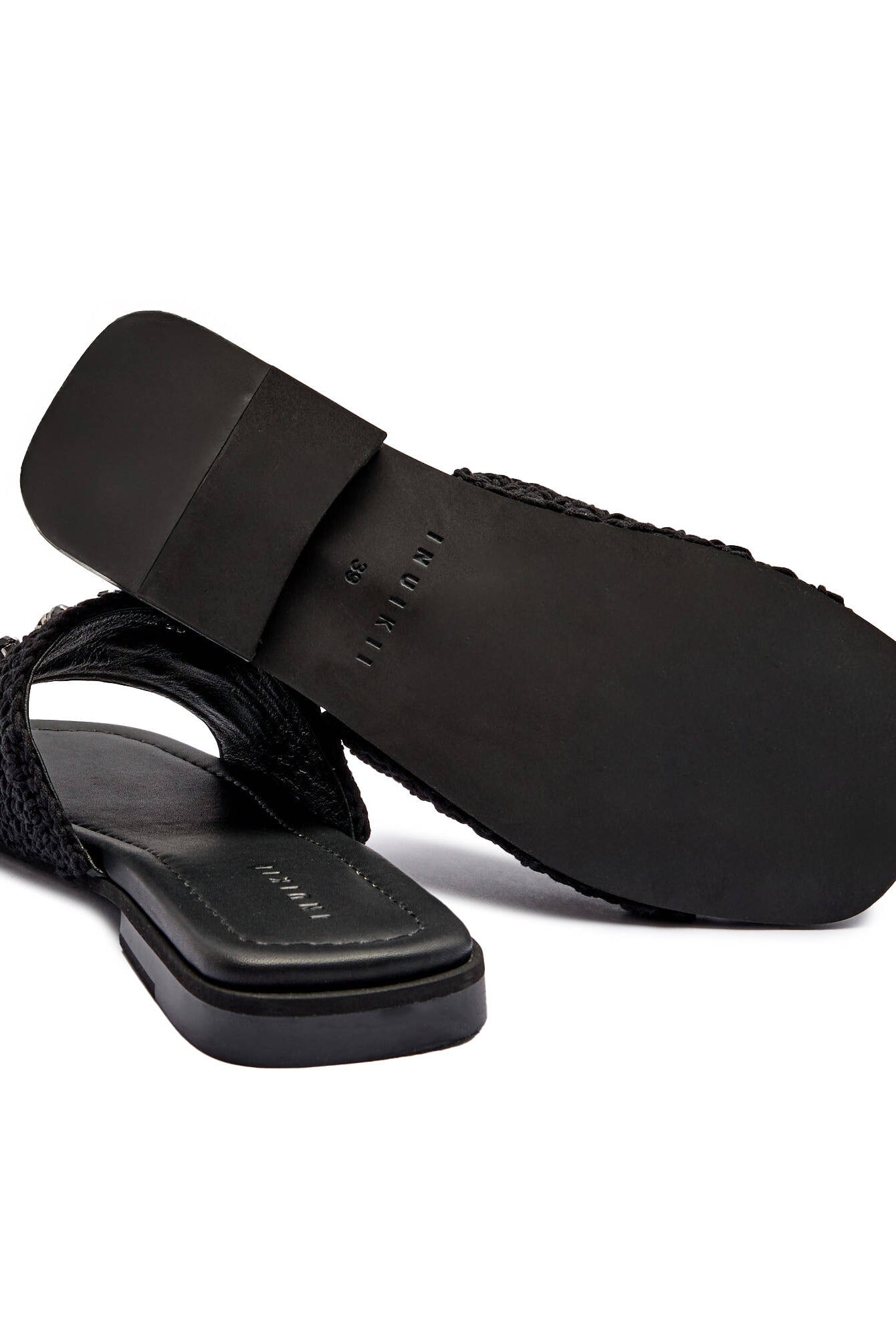 Woven strap stones - black - Sko - Helt Dilla AS