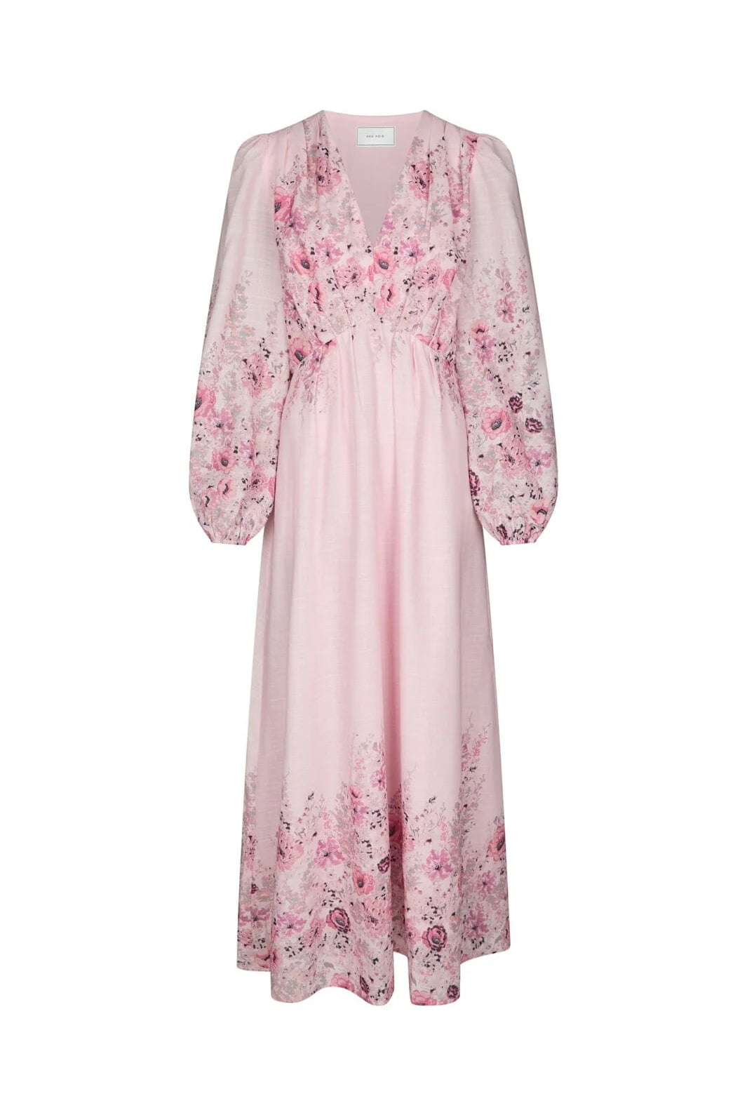 Sulfi Flower Print Dress - Dusty Rose - Kjoler - Helt Dilla AS