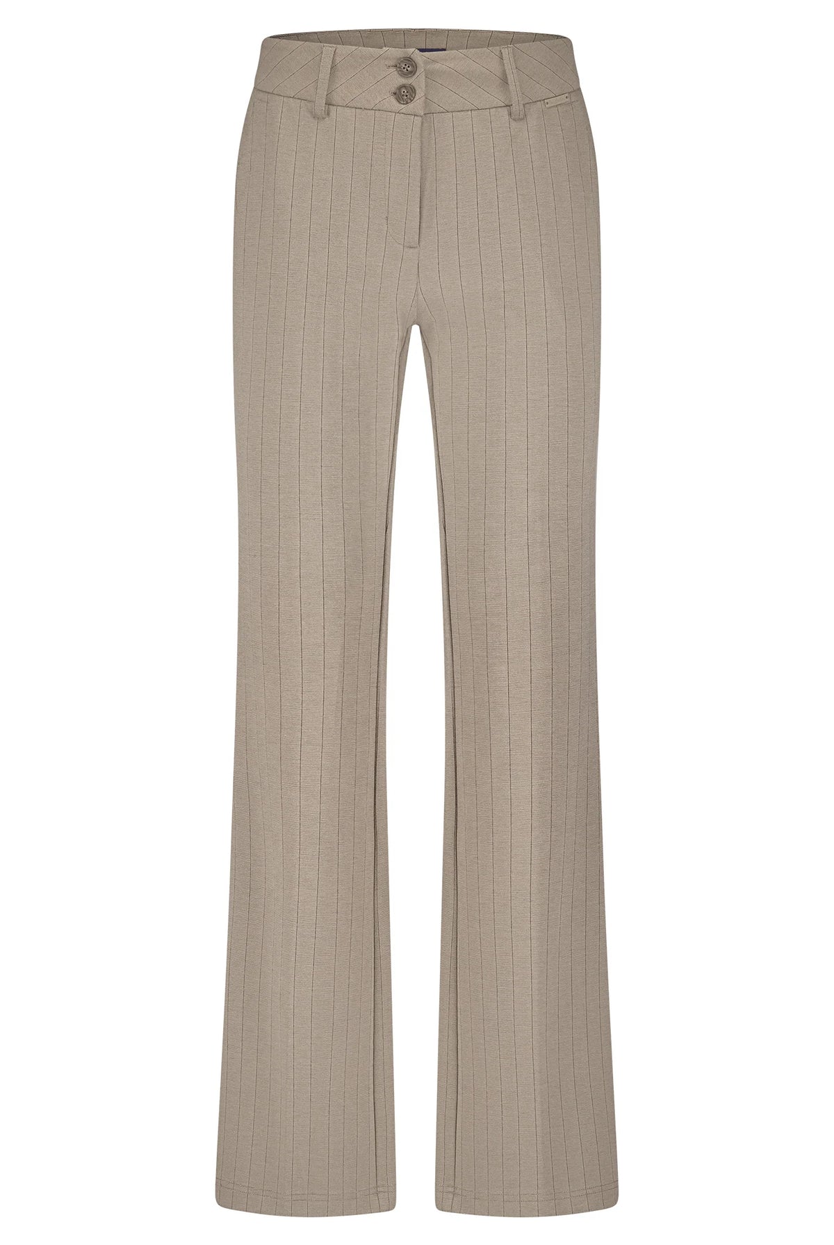 Bibette Punta Pinstripe - Warm Taupe - Bukser - Helt Dilla AS