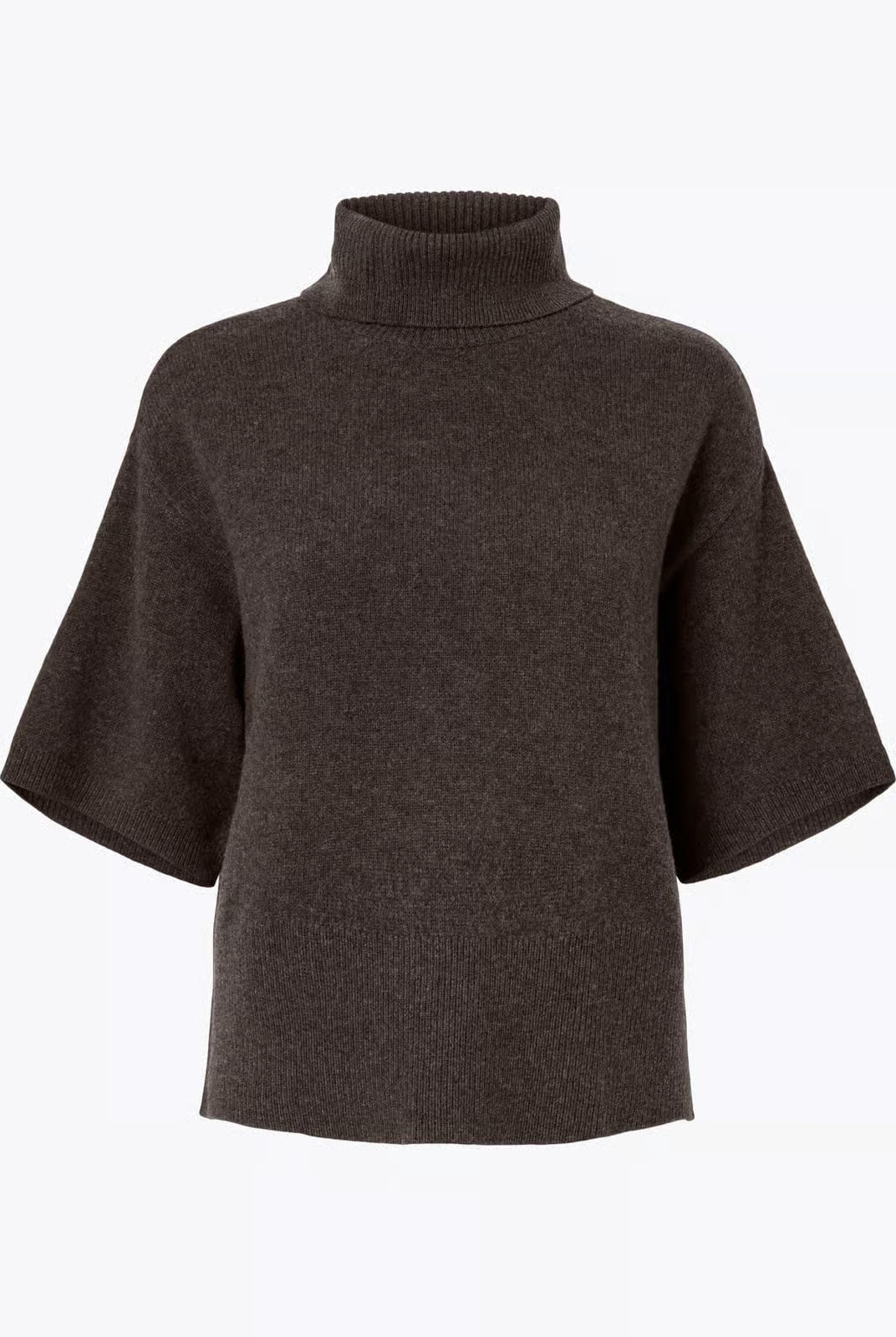 Emila 2/4 Wool Knit Pullover - Coffee Bean - Topp - Helt Dilla AS
