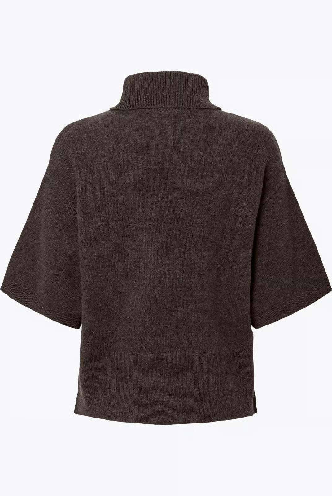 Emila 2/4 Wool Knit Pullover - Coffee Bean - Topp - Helt Dilla AS
