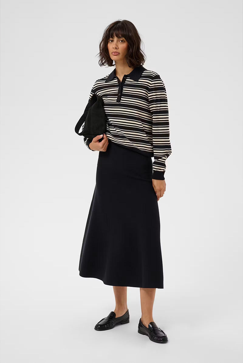 Vikesa PW Flared Skirt - Svart - Bukser - Helt Dilla AS