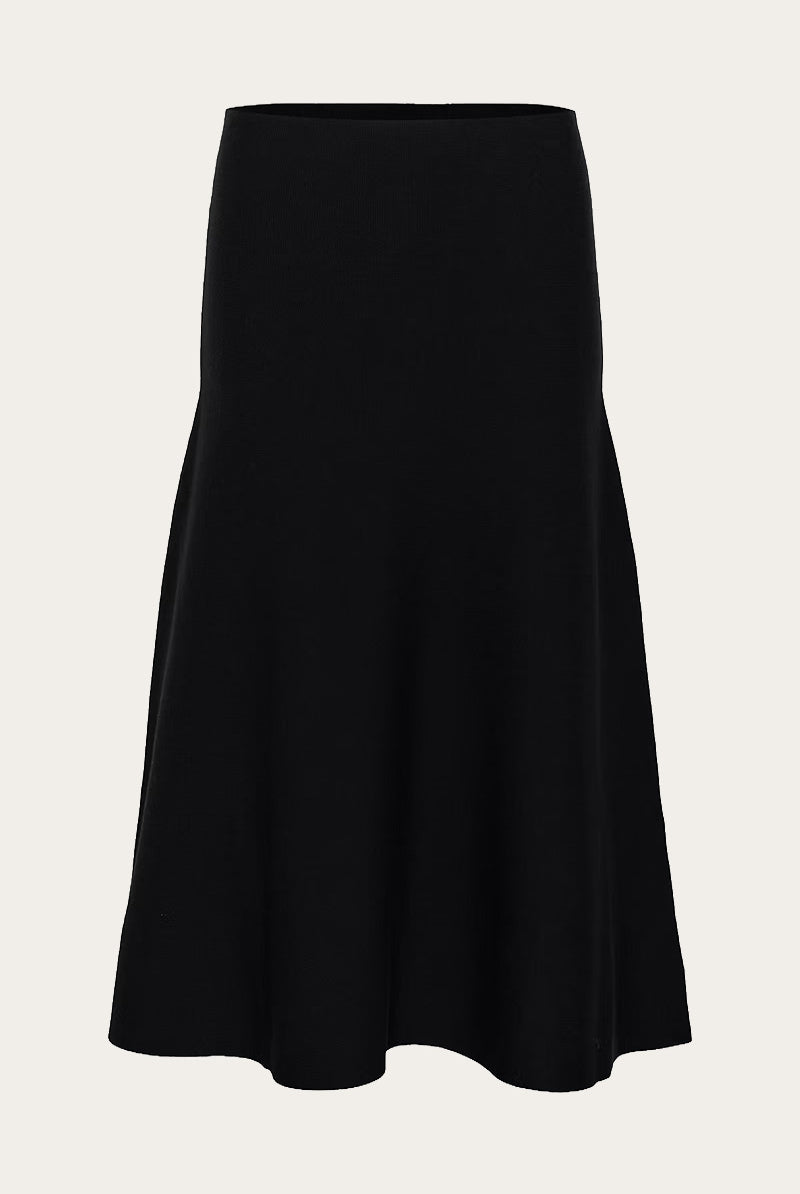 Vikesa PW Flared Skirt - Svart - Bukser - Helt Dilla AS