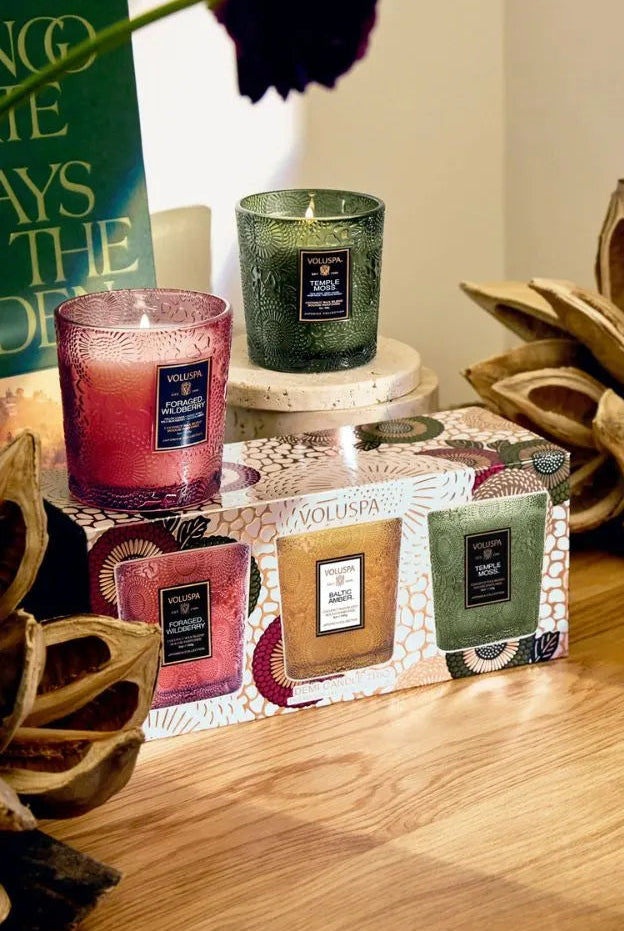 Candle Trio Gift Set – Holiday Edition - Tilbehør - Helt Dilla AS