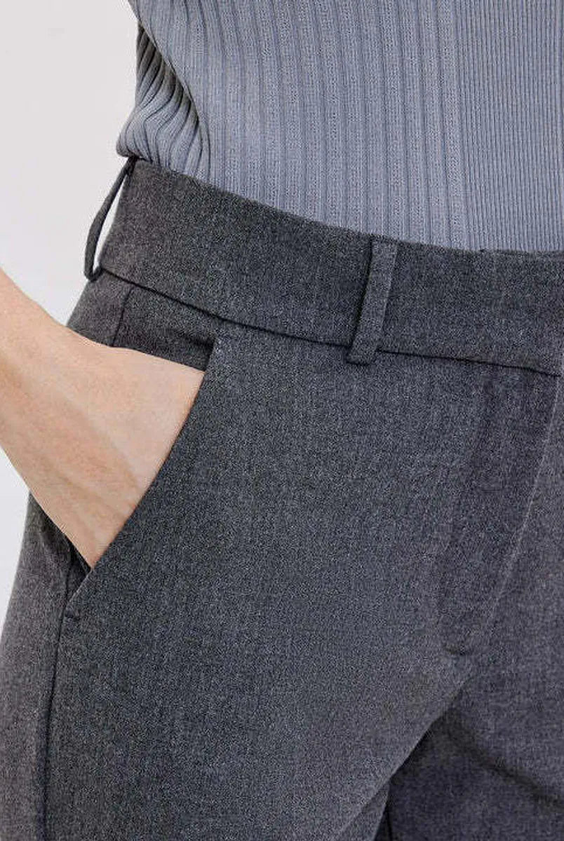 Clara - Dark Grey Melange - Bukser - Helt Dilla AS