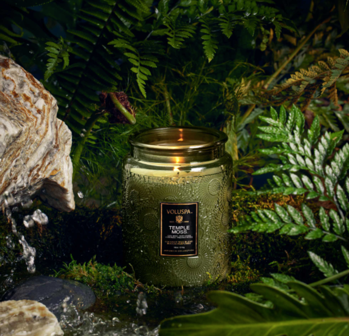 Temple Moss Large Jar Candle 18oz - Tilbehør - Helt Dilla AS