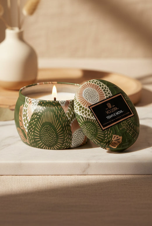 Temple Moss Mine Tin Candle - Tilbehør - Helt Dilla AS