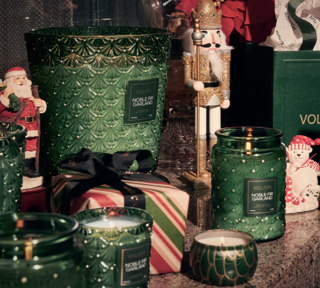 Noble Fir Garland Mini Tin Candle - Tilbehør - Helt Dilla AS