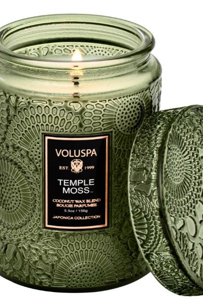 Temple Moss 5.5oz Small Jar Candle - Tilbehør - Helt Dilla AS