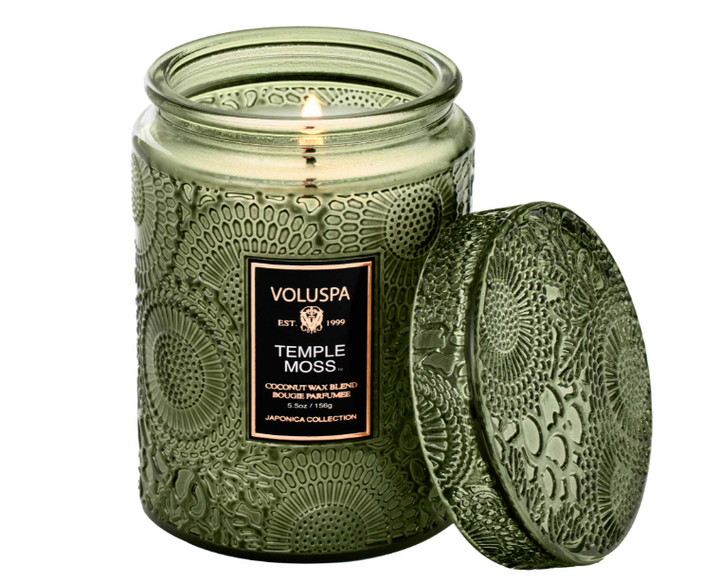Temple Moss 5.5oz Small Jar Candle - Tilbehør - Helt Dilla AS