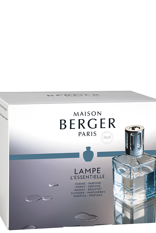 Essential Cube gavesett + 250ml Ocean Breeze og 250ml Neutral Gjennomsiktig - Maison Berger Gavesett - Helt Dilla AS