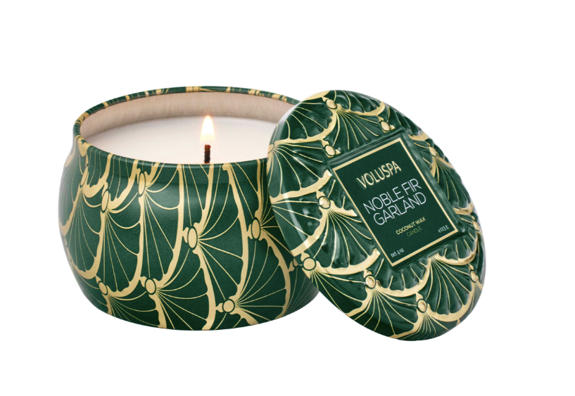 Noble Fir Garland Mini Tin Candle - Tilbehør - Helt Dilla AS
