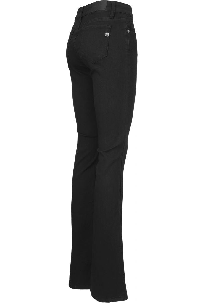 Marija flare swan deep black - Jeans - Helt Dilla AS