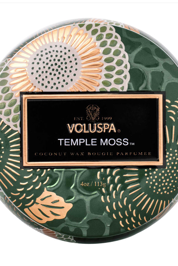 Temple Moss Mine Tin Candle - Tilbehør - Helt Dilla AS