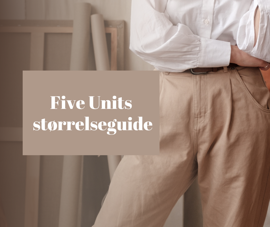 five units størrelseguide