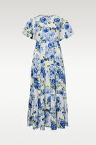 YasColea SS Ankle Dress - Star White / Emula - Kjoler - Helt Dilla AS
