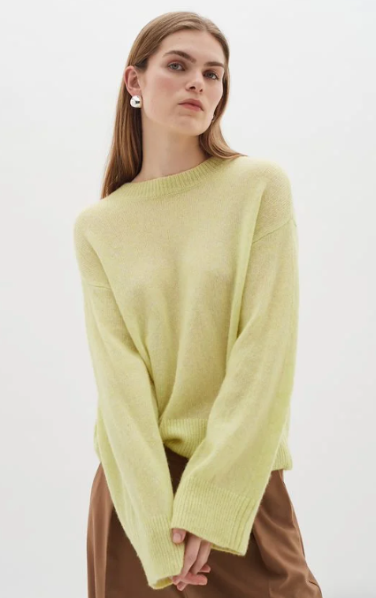 Monna pullover - Lime sorbet - Genser - Helt Dilla AS