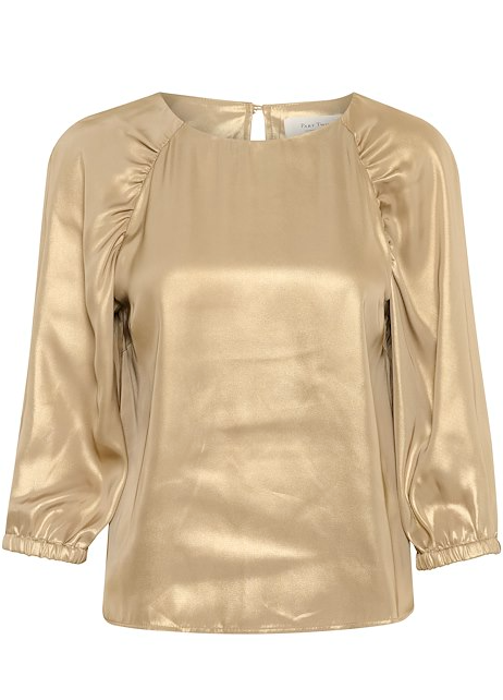 Marica bluse - Gold metallic