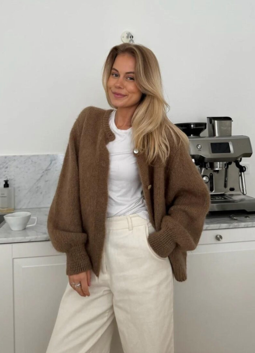 Ida Cardigan - Camel - Cardigans - Helt Dilla AS