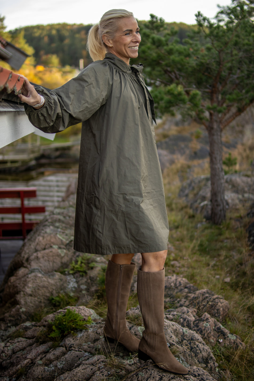 Kjole Taft Light - dark camo - Kjoler - Helt Dilla AS