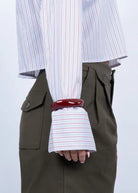 Chunky Bangle - Burgundy - Tilbehør - Helt Dilla AS
