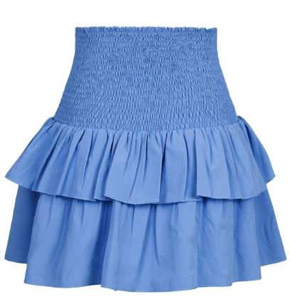 Carin Skirt - blå - Skjørt - Helt Dilla AS