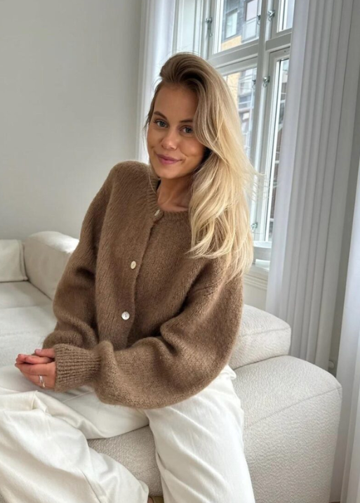 Ida Cardigan - Camel - Cardigans - Helt Dilla AS