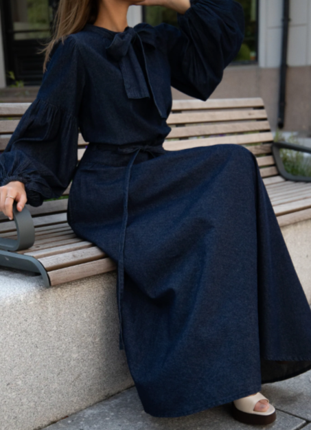 Astrid skjørt - Mørk Denim - Skjørt - Helt Dilla AS