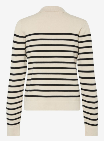 Chrissi Knit Cardigan - Birch Black - Cardigans - Helt Dilla AS