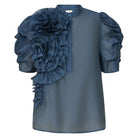 Annsofi Blouse - Dusty Blue - Bluser - Helt Dilla AS