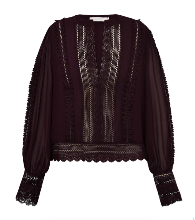 Rabia blouse - wine