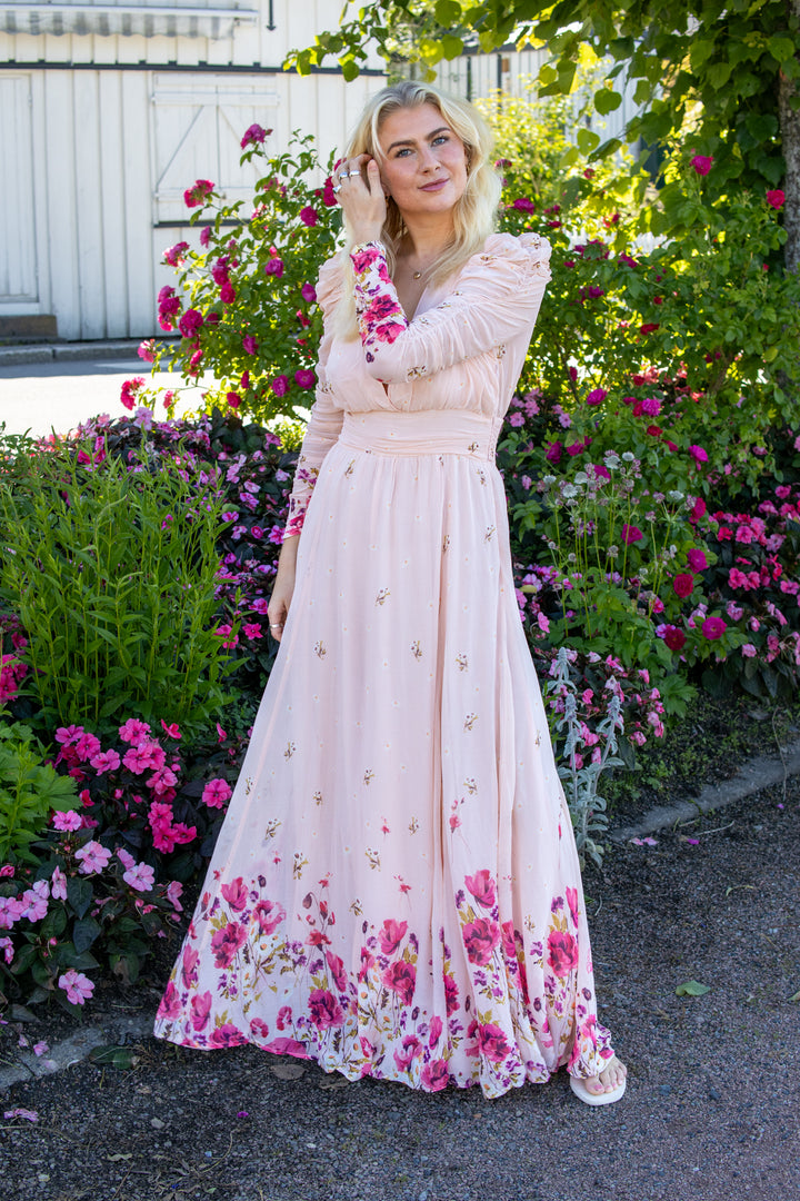 Georgette Maxi Dress - Wild Flowers