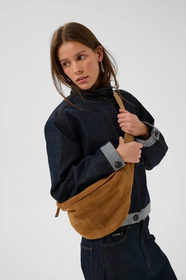 Rasida Suede Bumbag - Tobacco Brown - Tilbehør - Helt Dilla AS