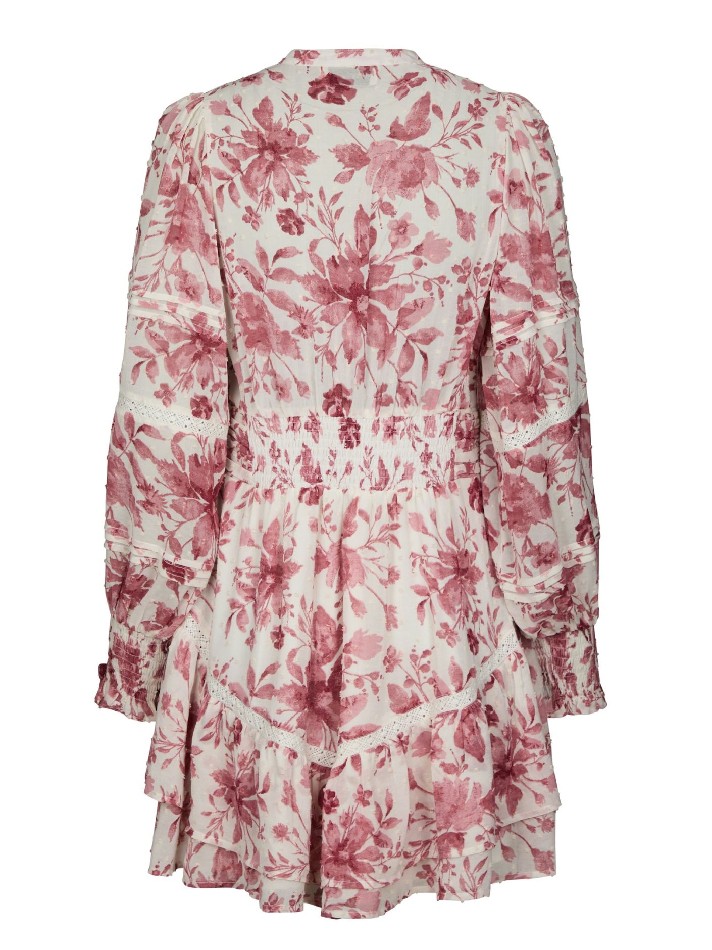 Roberta Flower Print Dress - Evening Rose - Kjoler - Helt Dilla AS