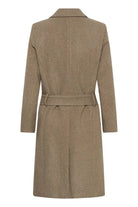 ZorahIW Classic Coat - Sandy Grey Melange - Yttertøy - Helt Dilla AS