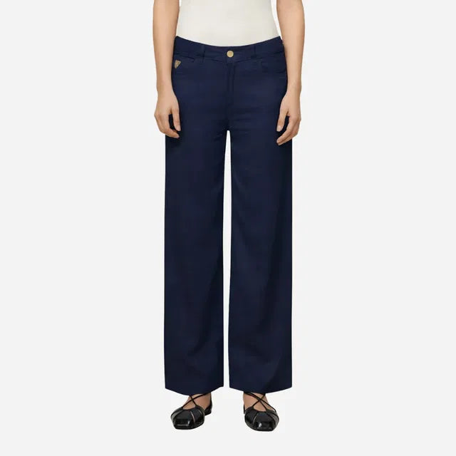 Culotte Linen - Navy - Bukser - Helt Dilla AS