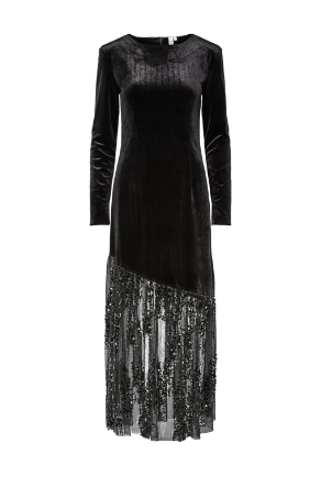 Tera Ls Long Dress - Black