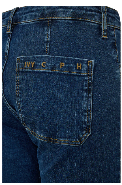 Charlotte Jeans - Wash Undone Mid Indigo - Jeans - Helt Dilla AS