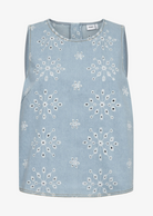 NuDelilah Denim Top - Light Blue Denim - Topp - Helt Dilla AS